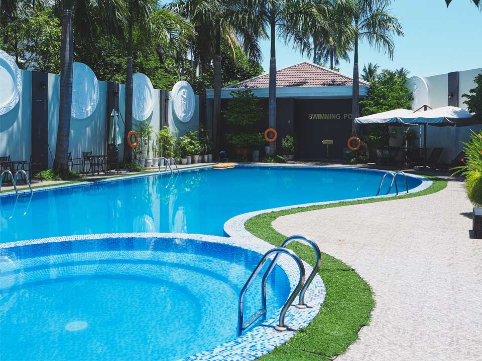 Piscina de obra de Gresite